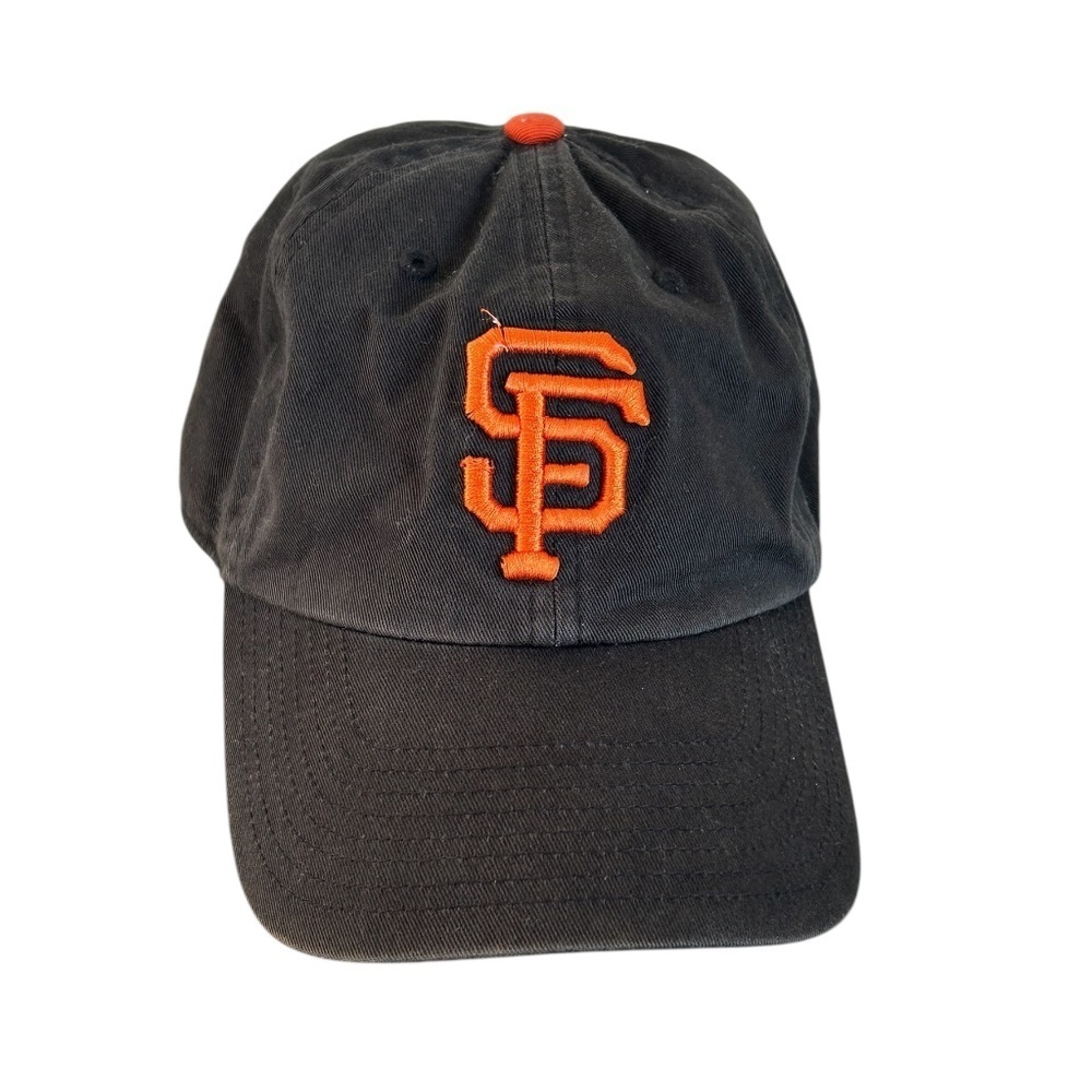 San Francisco Black Ball Cap w/Orange Logo